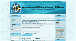 Desktop Screenshot of aiacromagna.it